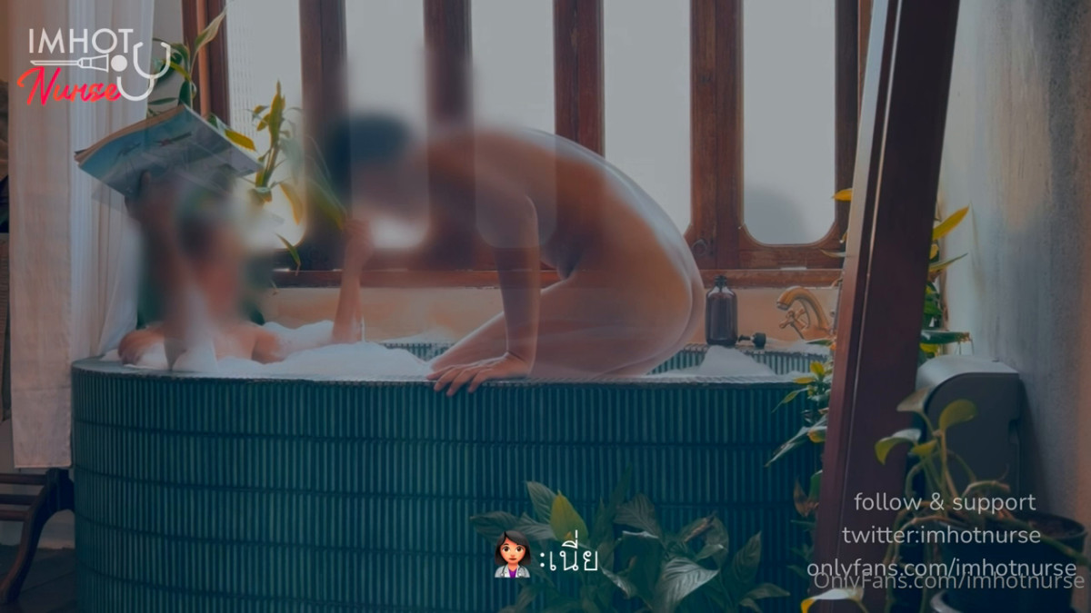 คลิปหลุดไทย imhotnurse น้องหมวย พยาบาลสาวสวยทำ Onlyfans ตั้งกล้องเย็ดกับผัวในอ่างอาบน้ำ ขึ้นนั่งขย่มควยจนร้องครางลั่นห้องอย่างเด็ด
